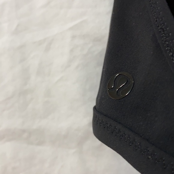 Lulu lemon black tie back bikini top. Sz S - Picture 4 of 8